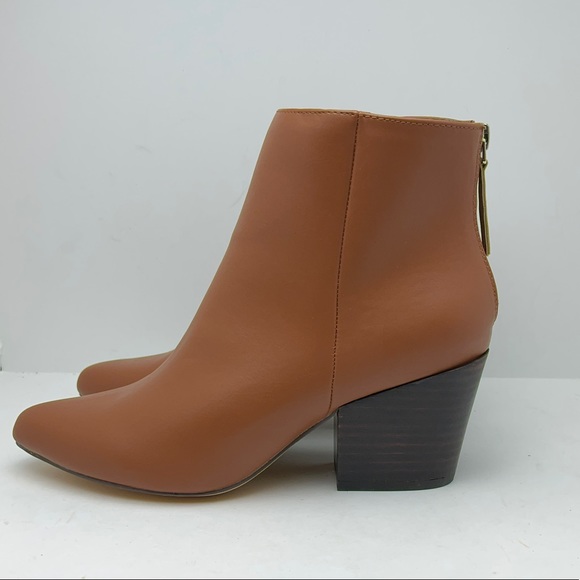✨Lulu's Brya Cognac Pointed-Toe Ankle Bootie - Picture 3 of 6